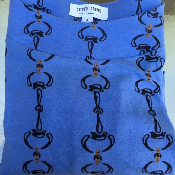 Skirtin Around Dresses Skirtin Around Equestrian Horse Bit Print